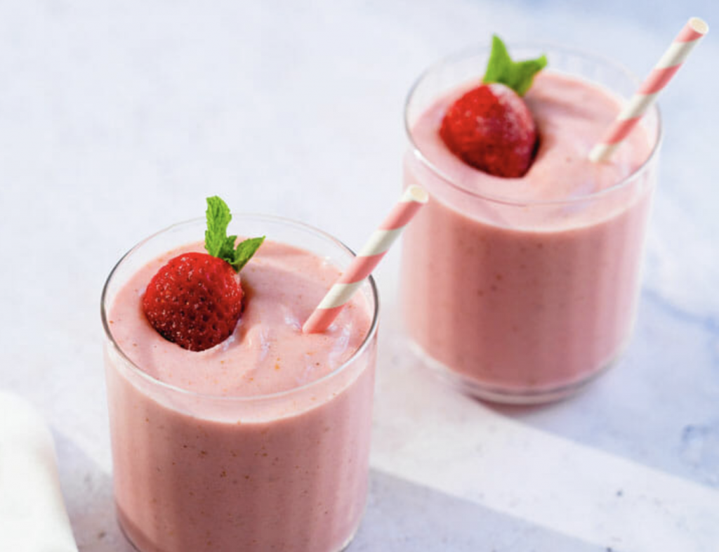 Perfect Strawberry Smoothie Cocktails Asian Style